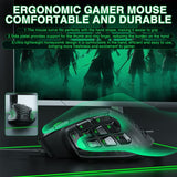 Cable del mouse gamer con cable SOLAKAKA SM809 negro