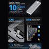 Carcasa THERMALRIGHT HR-EB109 para SSD M.2 NVMe con cable USB a Type-C, gris — vista 3
