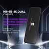 Carcasa THERMALRIGHT HR-EB115 para SSD M.2 NVMe y SATA de doble protocolo, negra — vista 2