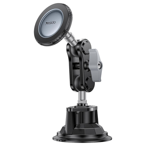 Soporte magnético de auto Yesido C281 con ventosa color negro