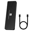 Carcasa THERMALRIGHT HR-EB115 para SSD M.2 NVMe de 20 Gbps con cable USB-C, negra