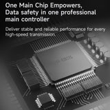 Carcasa THERMALRIGHT HR-EB115 para SSD M.2 NVMe de 20 Gbps con cable USB-C, negra — vista 6