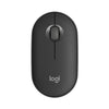 Ratón inalámbrico Bluetooth ultradelgado de modo dual Logitech PEBBLE 2.0 M350S de 4000 DPI (negro)