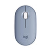 Ratón inalámbrico Bluetooth ultradelgado de modo dual Logitech PEBBLE 2.0 M350S de 4000 DPI (azul)