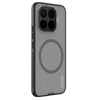 Carcasa Nillkin negro transparente para Xiaomi 17T Pro vista en ángulo