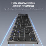 Teclas de alta sensibilidad del teclado plegable Yesido KB49