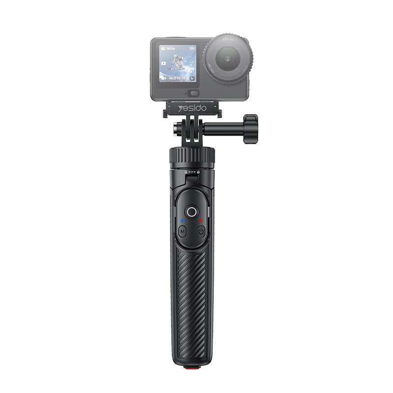 Palo selfie trípode Yesido SF37 para DJI Osmo Action sobre fondo blanco