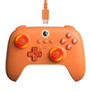 Mando para juegos con cable 8BitDo Orion Youth con RGB (naranja)