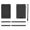 Funda protectora de silicona a prueba de golpes para lector de libros electrónicos XTEINK X3 (negra)