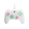 Mando de juegos con cable 8BitDo Orion Mini con luz RGB (blanco translúcido)