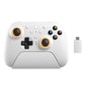 Mando inalámbrico Bluetooth 2.4G 8BitDo Orion de segunda generación con base de carga (blanco)
