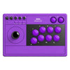 Controlador de juegos 8BitDo Arcade Stick V3 Bluetooth con cable e inalámbrico de tres modos (morado)