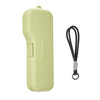 Estuche de almacenamiento y funda protectora Sunnylife a prueba de golpes para DJI Osmo Pocket 4P, con compartimento para filtros (amarillo crema)
