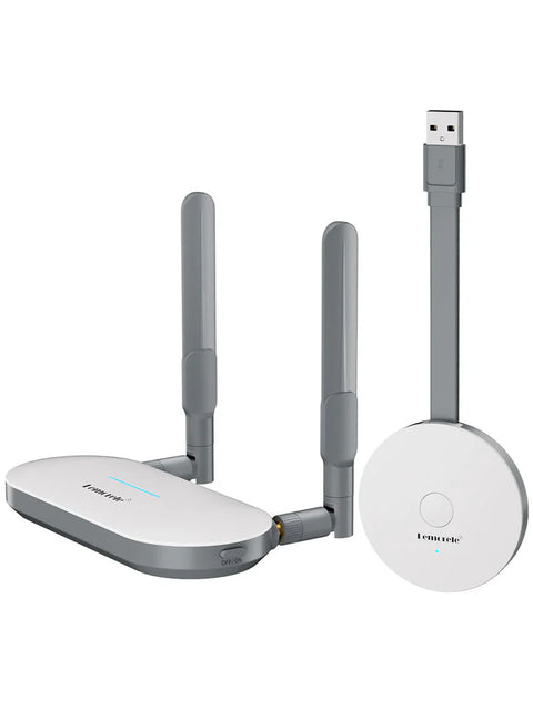 Lemorele G60 Transmisor Inalámbrico de Video Full HD 1080P  50 metros Desde Puerto USB a HDMI o VGA