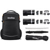 Kit Godox con dos flashes AD300Pro II y mochila
