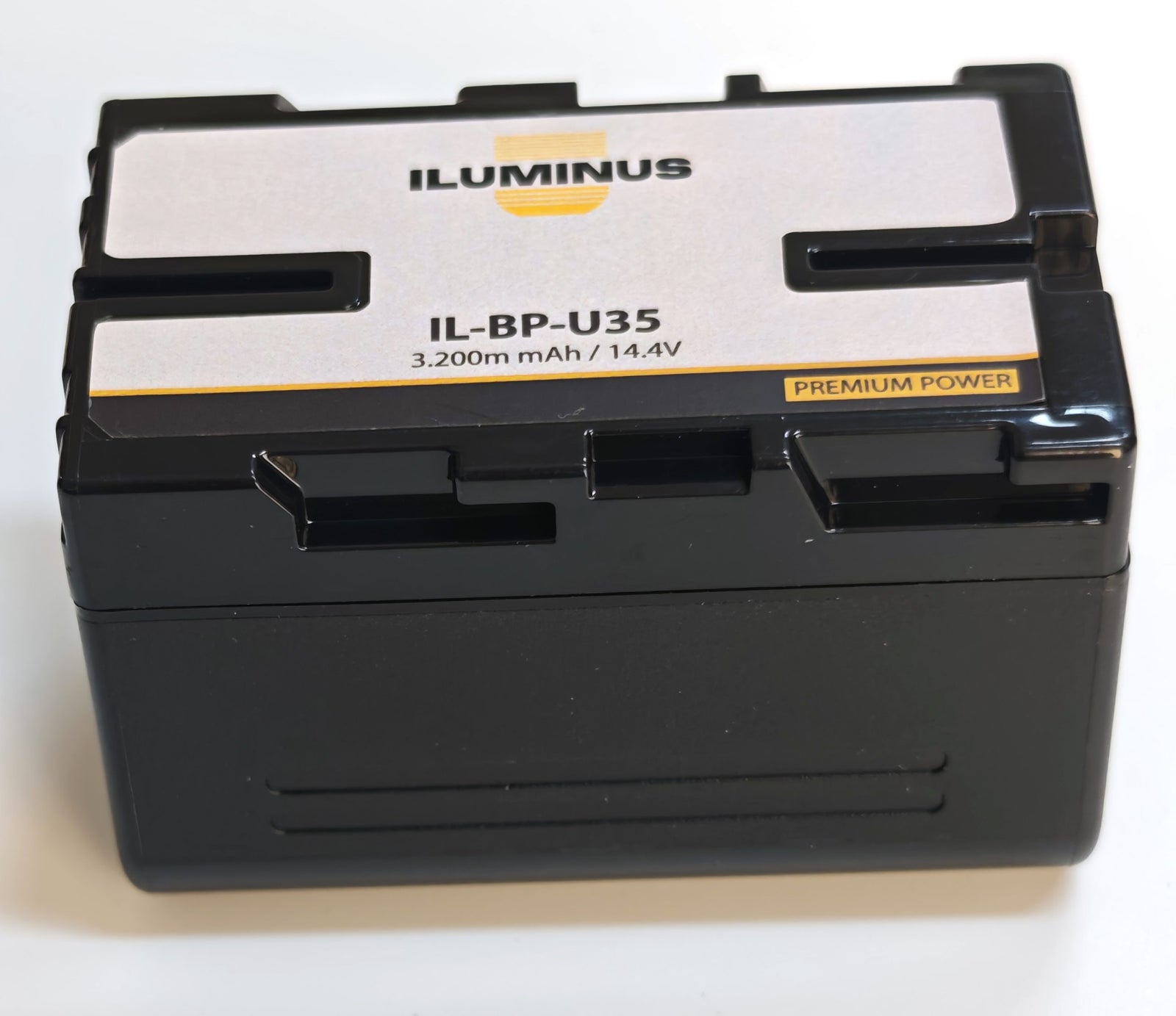 Batería Iluminus BP-U35 para cámaras Sony vista frontal