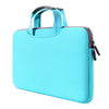 Bolsa de mano portátil permeable al aire de 15.6 pulgadas para computadoras portátiles, tamaño: 41.5x30.0x3.5cm (verde)