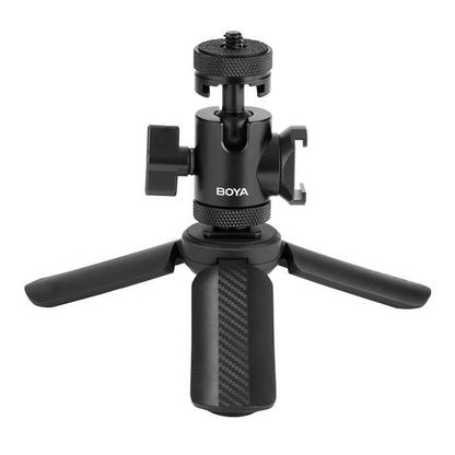 Boya BY-BOYA MAGIC 01 Micrófono Multifunción, Escritorio y Solapa Doble USB-C-Lightning y Trípode