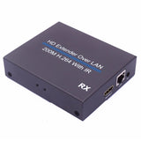 Unidad receptora del extensor NK-E200IR con su puerto de red y salida HDMI