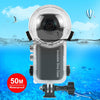 Para Insta360 X4 PULUZ 50m Estuche de buceo sellado impermeable (transparente)