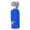 Estuche de silicona PULUZ 2 en 1 para DJI OSMO Pocket 3 con correa (azul)