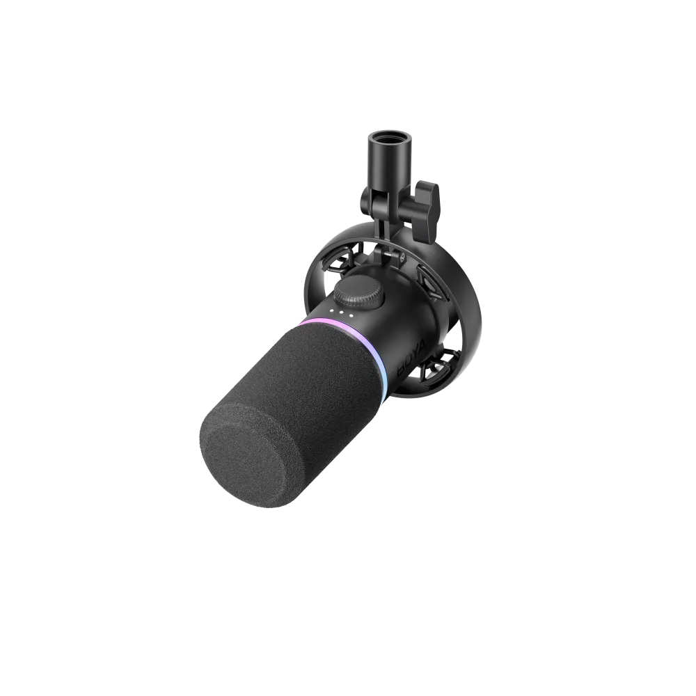 BOYA Castmic S60 Micrófono RGB Dinámico USB-C y XLR