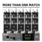 Varios receptores DEBRA SW-1 enlazados a un mismo transmisor