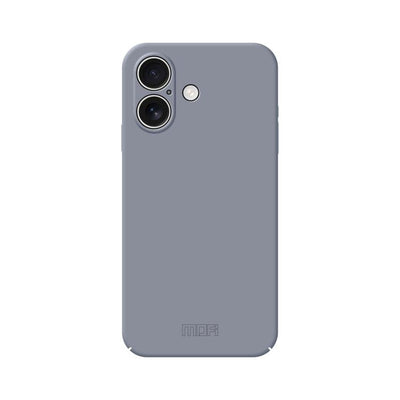 Carcasa MOFI Qin Series para iPhone 17 color gris vista trasera
