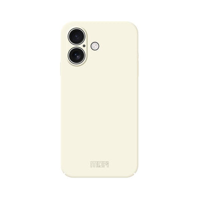 Carcasa MOFI Qin Series para iPhone 17 color beige vista trasera