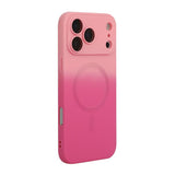 Carcasa ENKAY Hat-Prince para iPhone 17 Pro Max en degradado rosa y fucsia