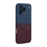 Carcasa ENKAY Hat-Prince para iPhone 17 Pro Max en degradado azul y burdeo