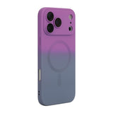Carcasa ENKAY Hat-Prince para iPhone 17 Pro Max en degradado morado y gris azulado