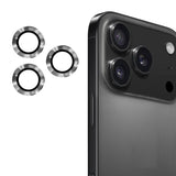 Protector de lente ENKAY gris titanio para iPhone 17 Pro junto al celular