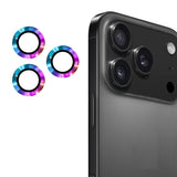 Protector de lente ENKAY multicolor para iPhone 17 Pro junto al celular