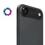 Protector de lente ENKAY multicolor para iPhone Air junto al celular