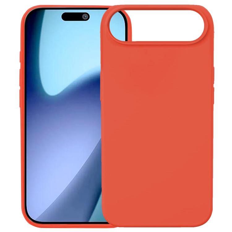 Carcasa Kalebol de silicona líquida para iPhone Air color naranja