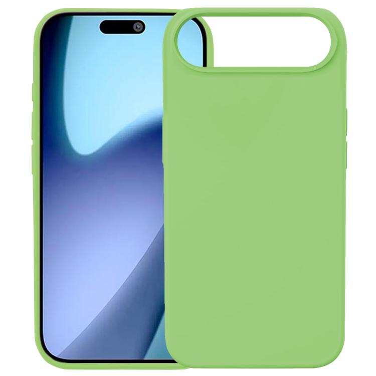 Carcasa Kalebol de silicona líquida para iPhone Air color verde