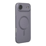 Carcasa ENKAY para iPhone Air color gris oscuro de TPU mate con anillo MagSafe, vista trasera