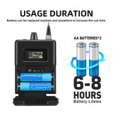 Receptor DEBRA SW-1 con compartimento para 2 pilas AA