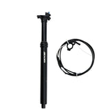 Zoom tija de sillín telescópica hidráulica 30,9 mm x 400 mm ruteo interno para bicicleta de montaña, vista frontal