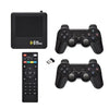 Consola retro G11 PRO TV Box con salida HDMI 4K y dos controles inalámbricos