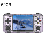 ANBERNIC RG35XX H 64GB Púrpura Transparente