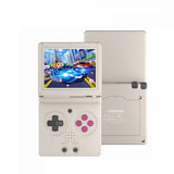 ANBERNIC RG35XXSP gris con pantalla IPS 3,5 pulgadas