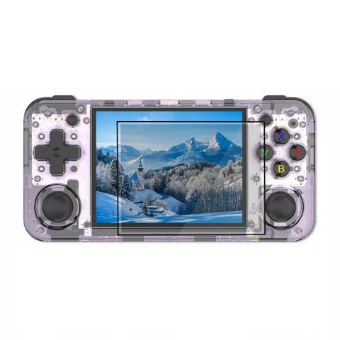 ANBERNIC RG35XXH 32+256GB Púrpura Transparente