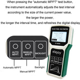 Función MPPT del tester solar Elejoy EY1800W de 1800 W