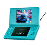 Consola ANBERNIC RG DS Flip azul con doble pantalla