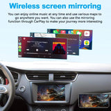Mapas de navegación del teléfono en la pantalla del Ford con CarPlay