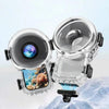 Carcasa impermeable de liberación rápida magnética para Insta360 X6, panorámica de 360°, sumergible hasta 60 m.