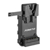 Adaptador de alimentación FOMITO de placa de batería NP-F a montaje en V para monitor y transmisor de vídeo inalámbrico
