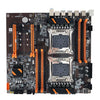Placa base para estación de trabajo Yingjie X99 Dual LGA 2011-3 con 8 ranuras DIMM DDR4
